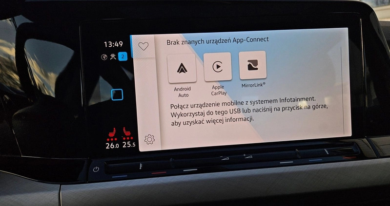 Volkswagen Golf cena 119900 przebieg: 109634, rok produkcji 2021 z Bojanowo małe 631
